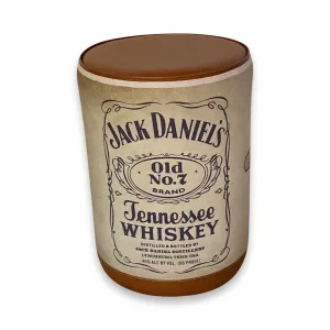 Tennessee Whiskey Pouf | Genuine Leather | Floor Standing Pouffe | Door Stop
