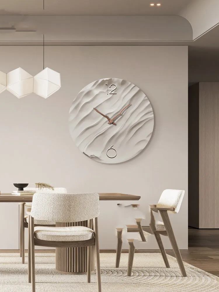 The Heureux Minimalist Luxury Crystal Porcelain Wall Clock