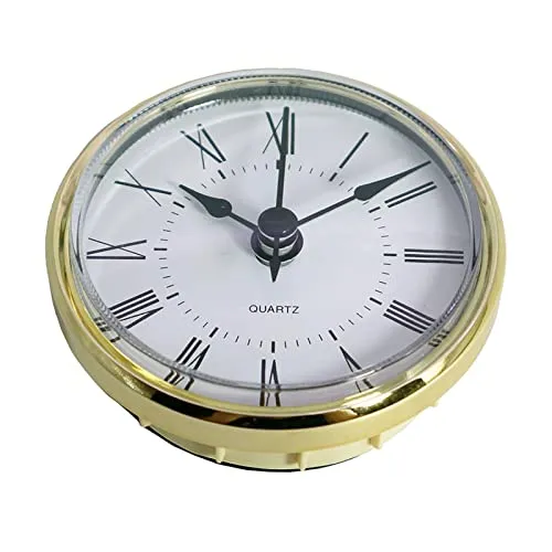 THE STYLE SUTRA 70mm Insert Clock Movement Quartz Battery Fit Up Bedroom Roman Numerals|Clock for Home|Wall Clock|Clock for Wall