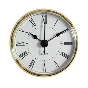 THE STYLE SUTRA 70mm Insert Clock Movement Quartz Battery Fit Up Bedroom Roman Numerals|Clock for Home|Wall Clock|Clock for Wall