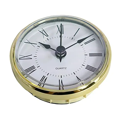 THE STYLE SUTRA 70mm Insert Clock Movement Quartz Battery Fit Up Bedroom Roman Numerals|Clock for Home|Wall Clock|Clock for Wall