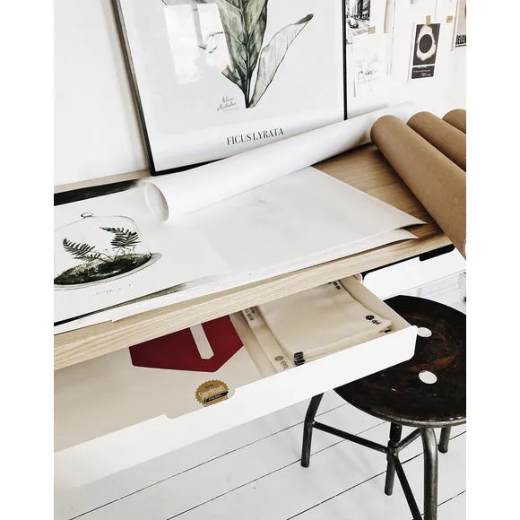 TIPTOE MONOCHROME Desk - Cloudy White - 120x60cm