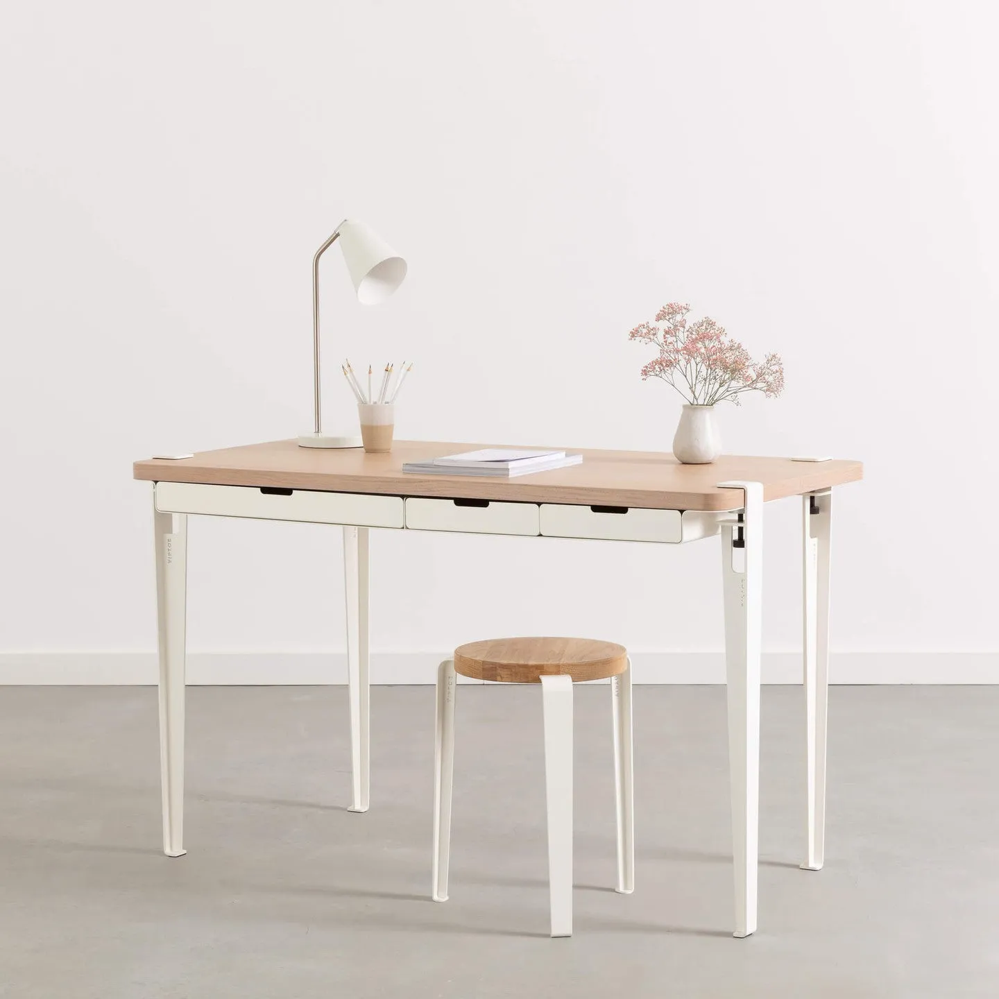 TIPTOE MONOCHROME Desk - Cloudy White - 120x60cm