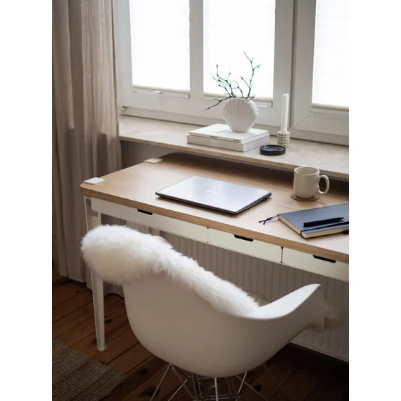 TIPTOE MONOCHROME Desk - Cloudy White - 120x60cm