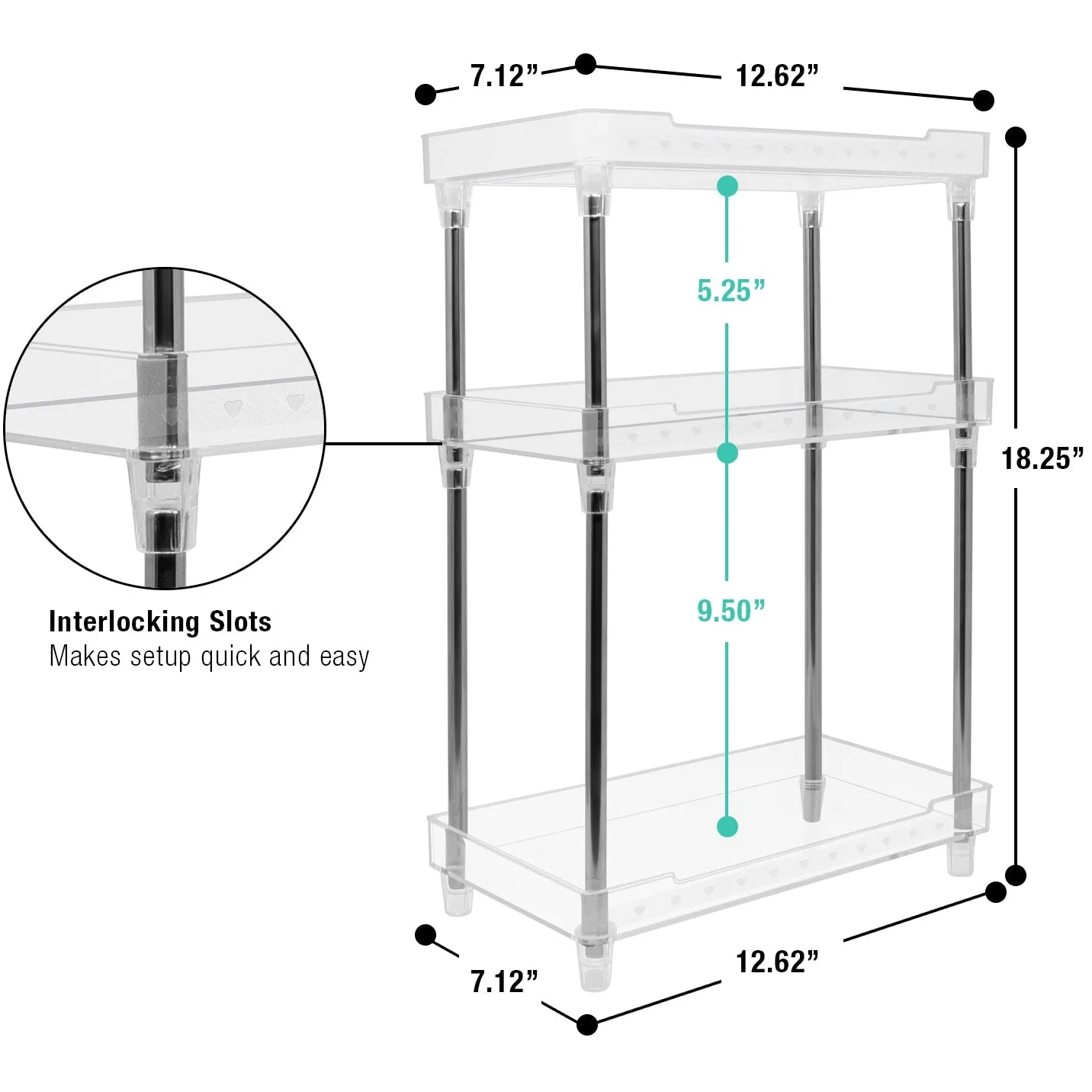 Tray Shelf (3 Tier)