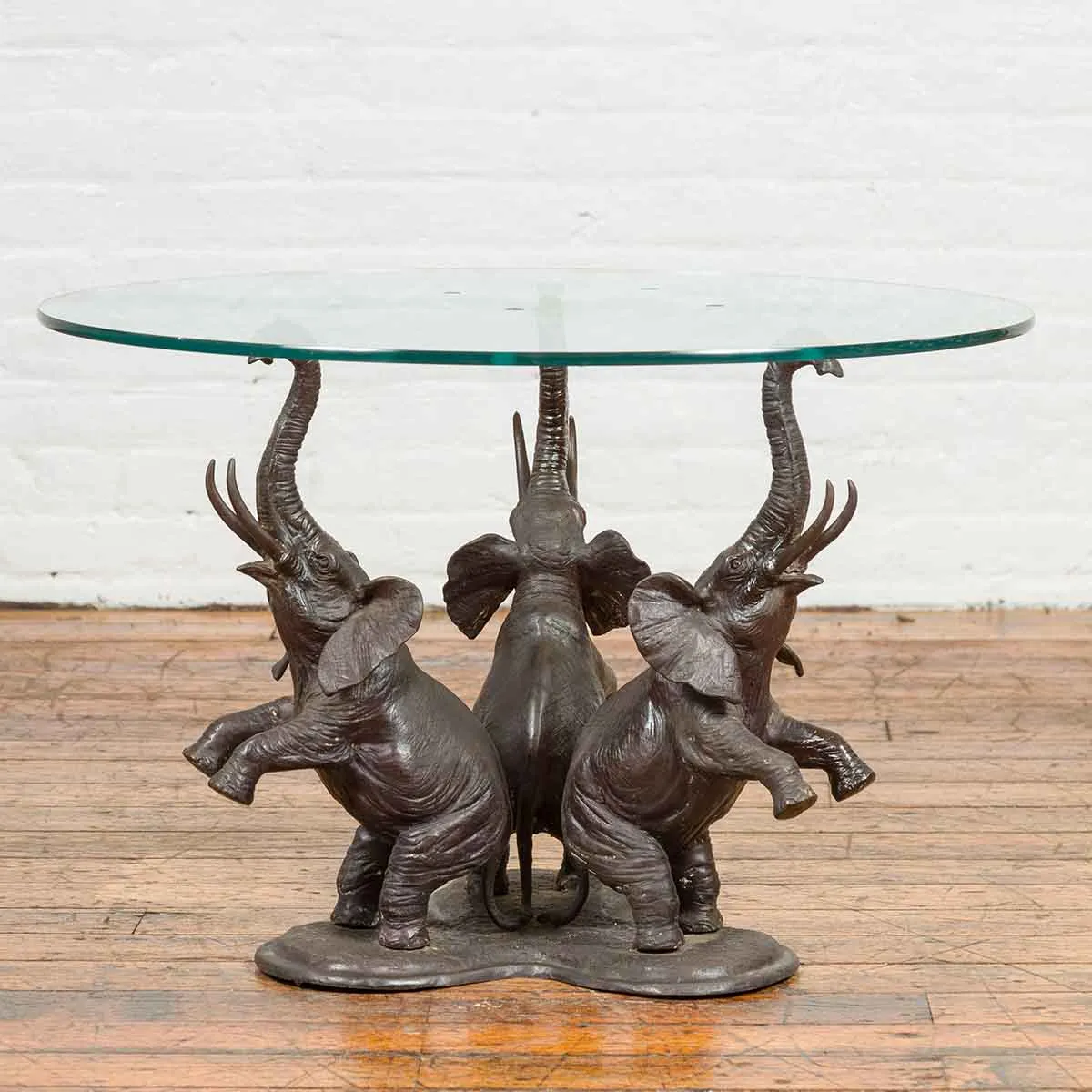 Triple Elephants Table Base