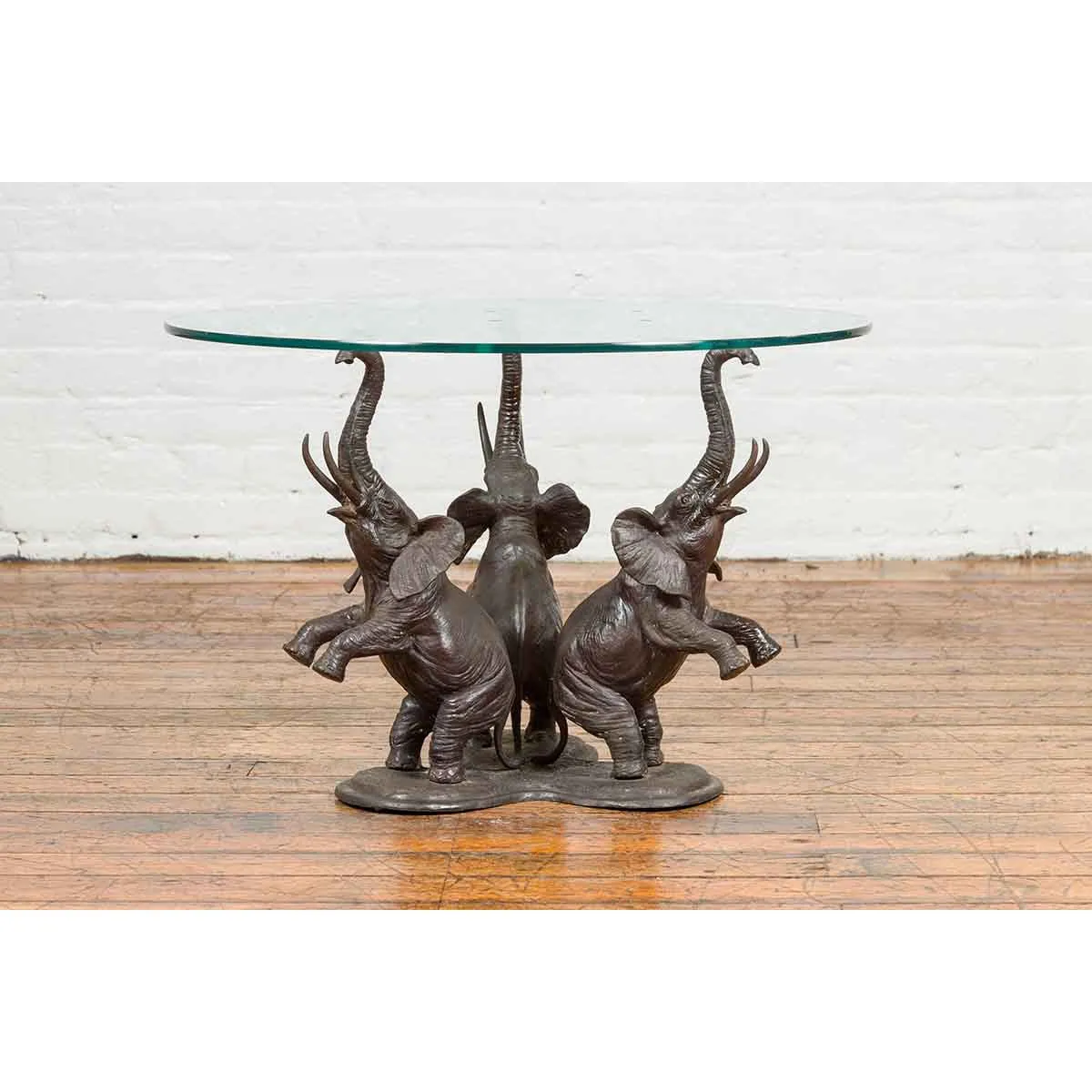 Triple Elephants Table Base