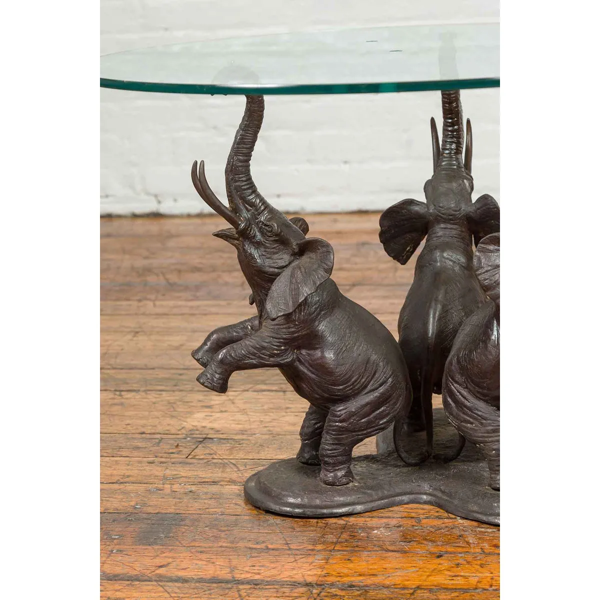 Triple Elephants Table Base