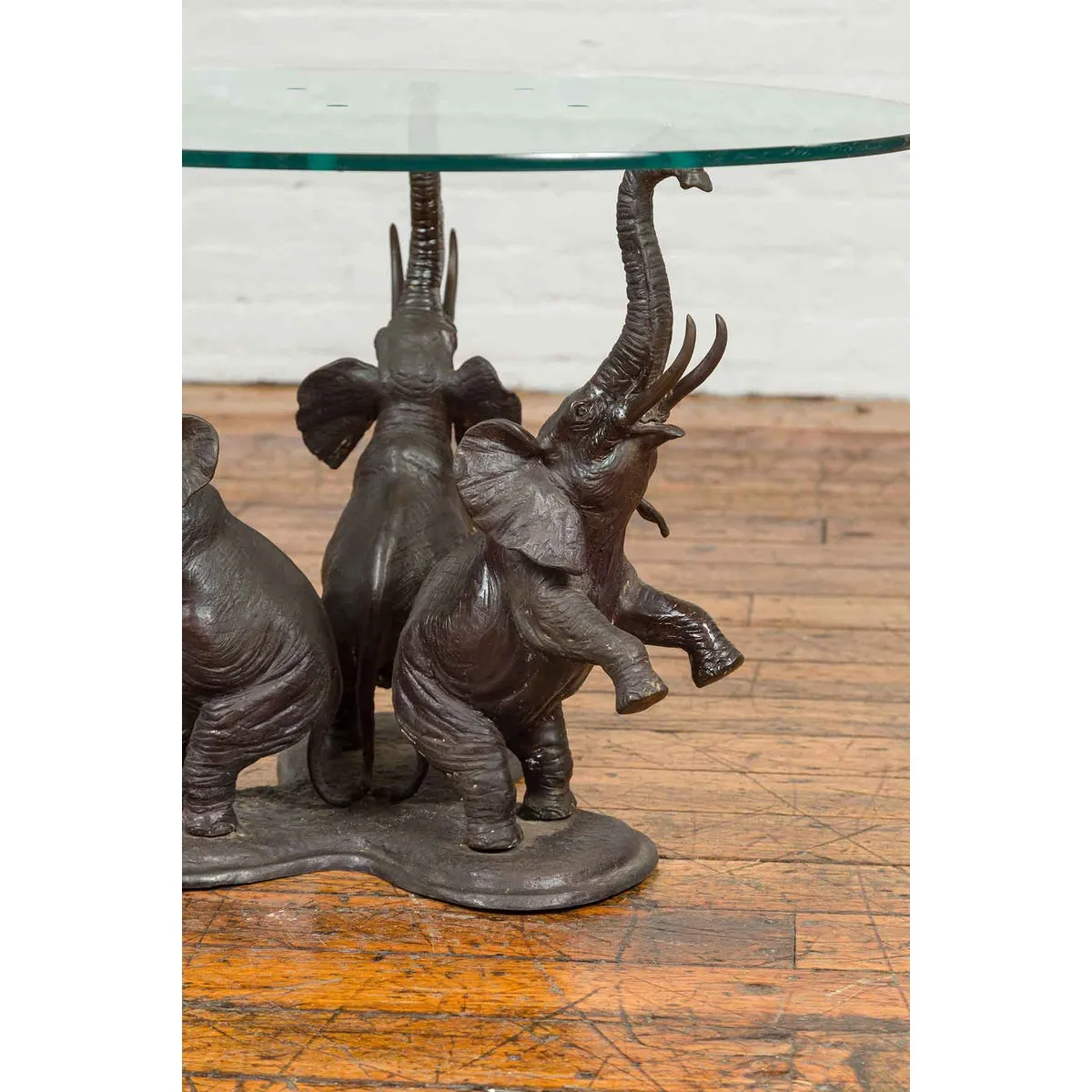 Triple Elephants Table Base