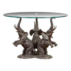 Triple Elephants Table Base