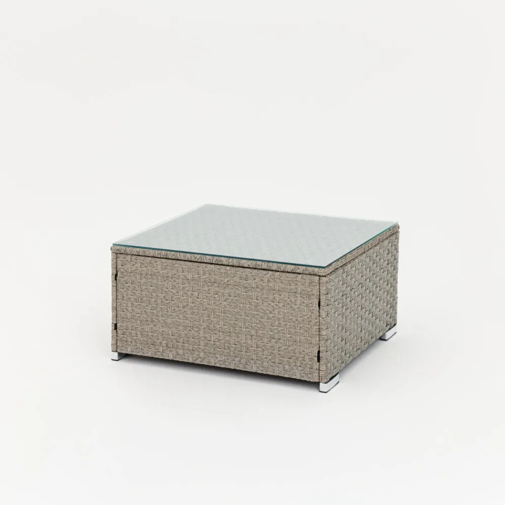 Tropez Modular Corner Rattan Garden Sofa Set, Grey