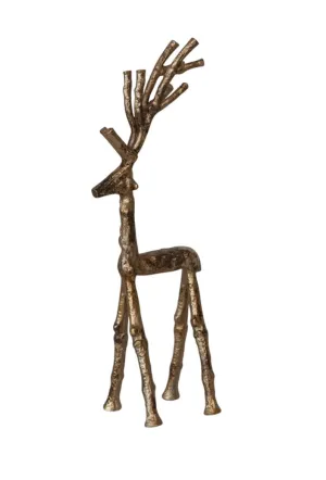 Twig Reindeer - Antique Gold