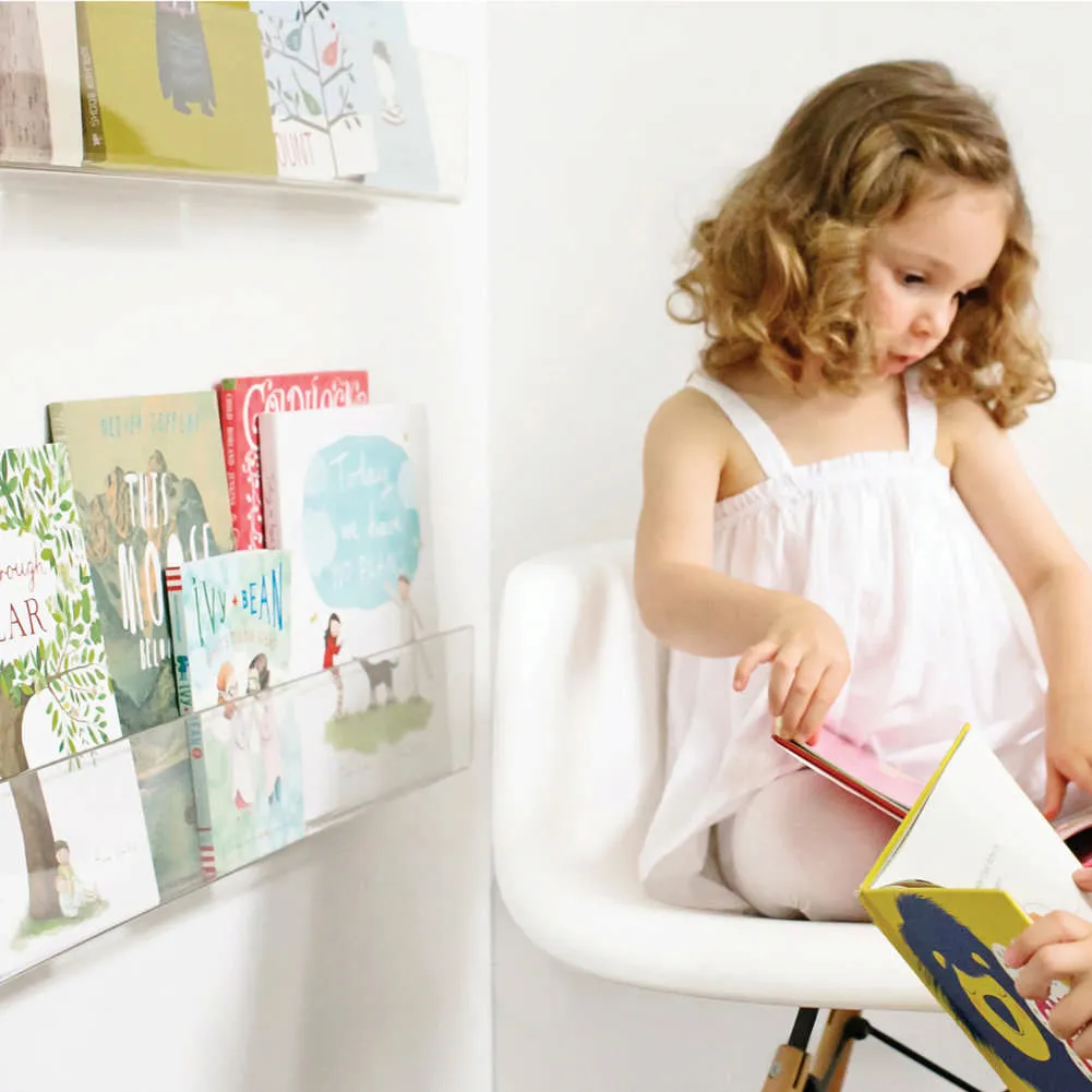 Ubabub Booksee Clear Acrylic Book Shelf Set