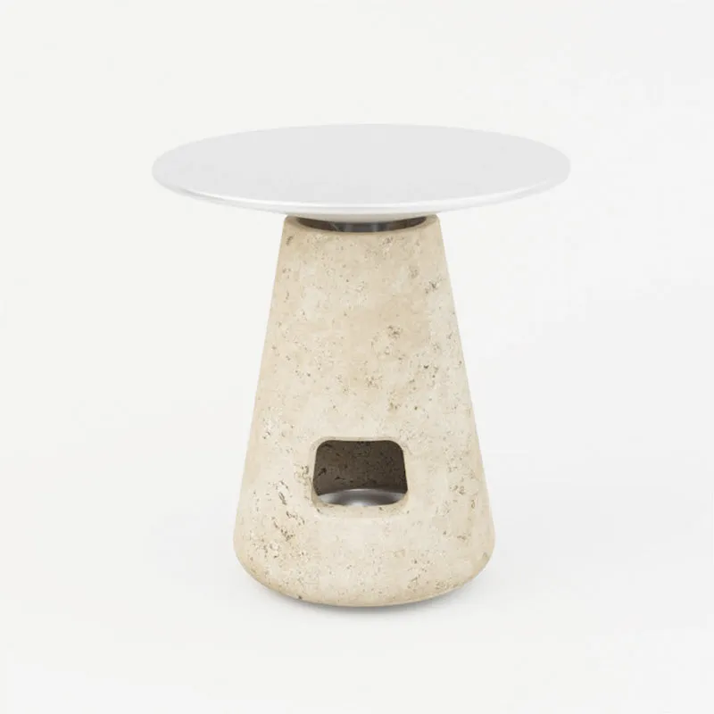 Umbo Oil Burner Travertine