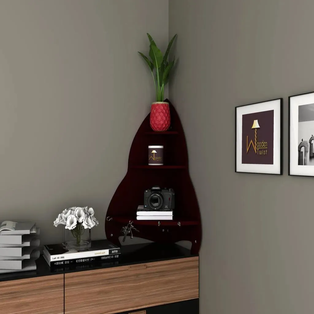 Unicus Rocket Shaped Large Corner Wall Shelf