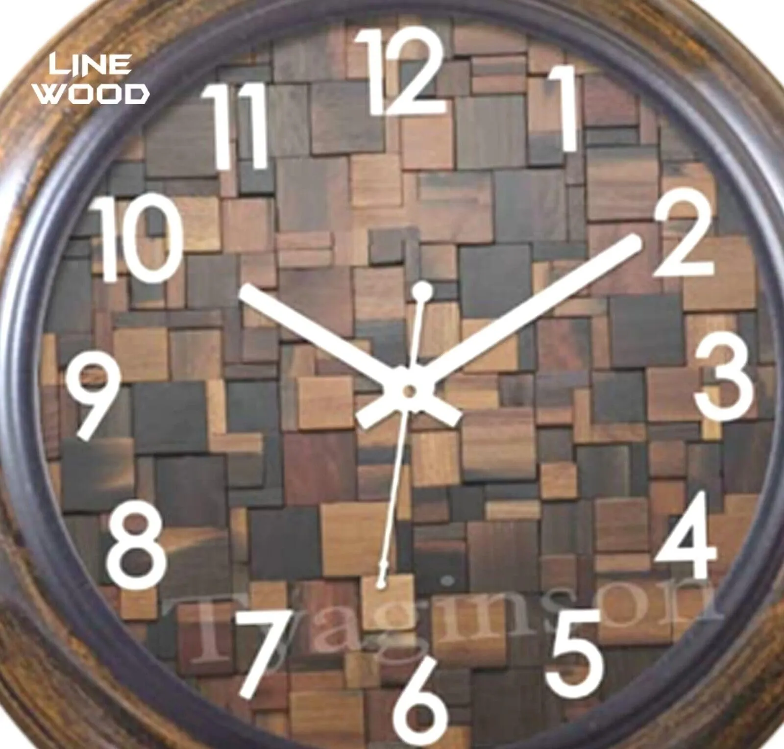 Unique Antique Collection - Handmade Antique Wooden 5" Table Top Clock Desk Clock Nautical Style Hanging Clock Home & Office, Bed Room, Decor Gift (Multicolor Dial)