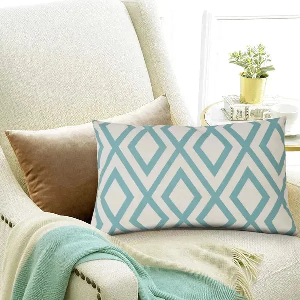 Veranda 07878AHZ Aqua/Haze Pillow