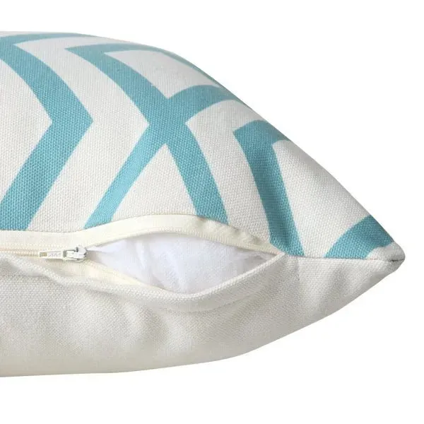 Veranda 07878AHZ Aqua/Haze Pillow