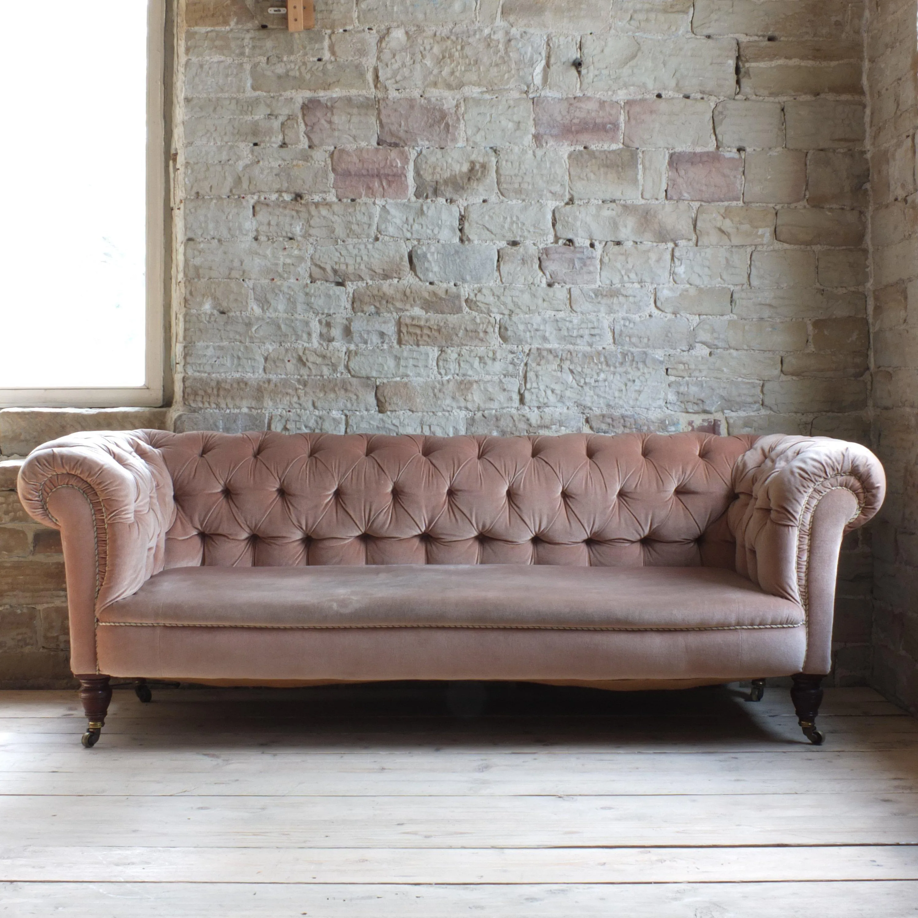 Victorian country house chesterfield sofa