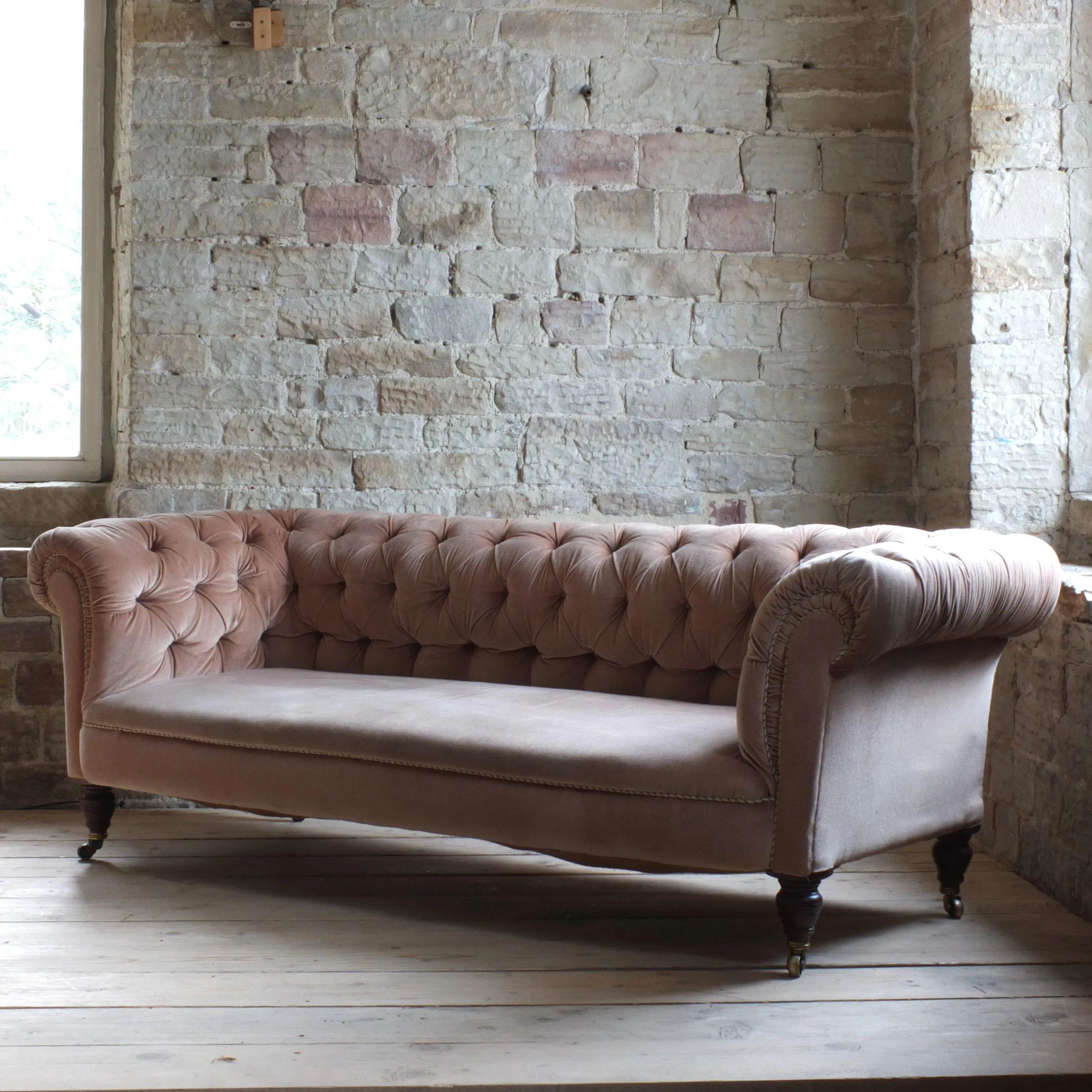Victorian country house chesterfield sofa