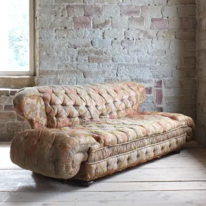 Victorian double drop arm chesterfield sofa by Charles Jenner & co