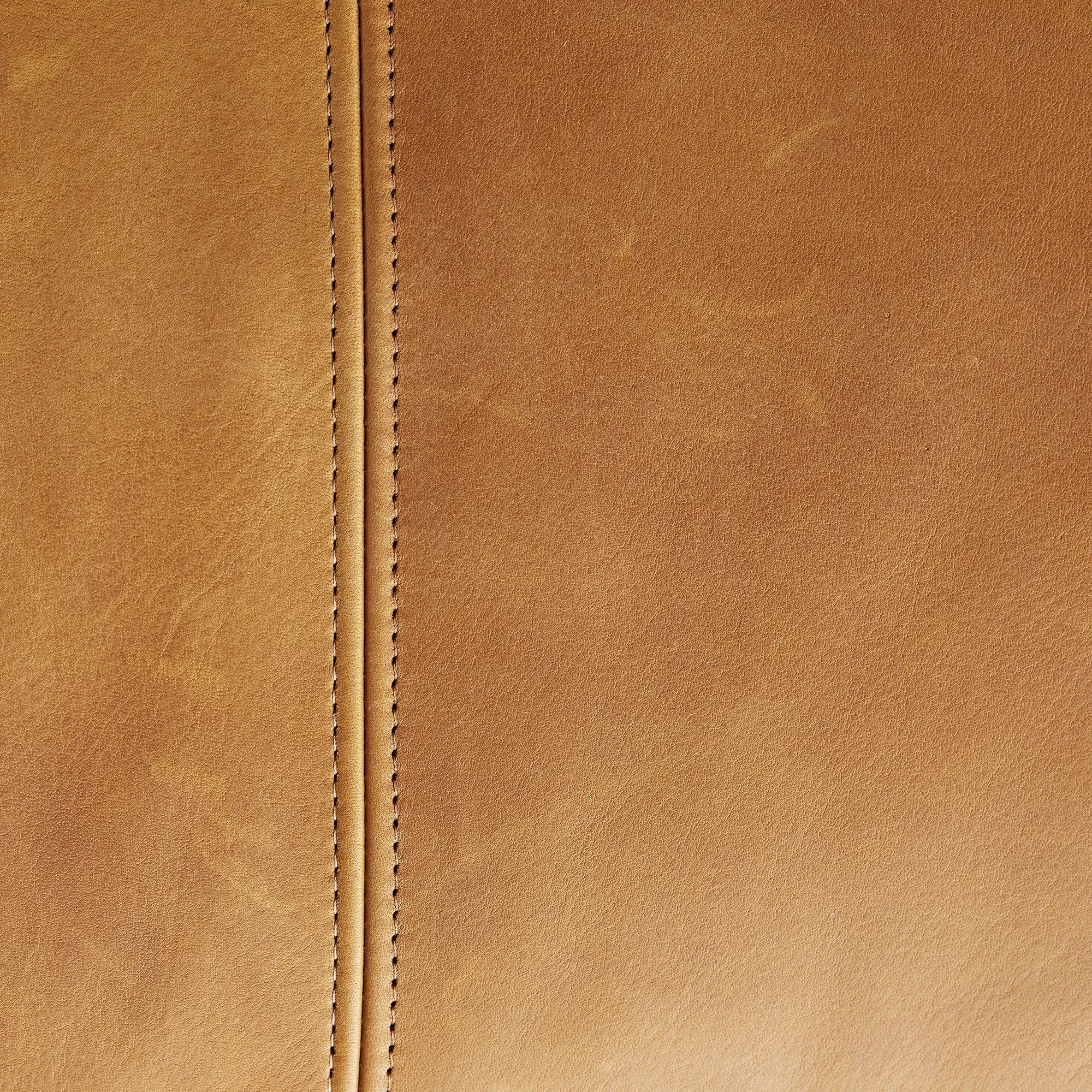 Vincent Sofa Butterscotch Leather Dark Walnut
