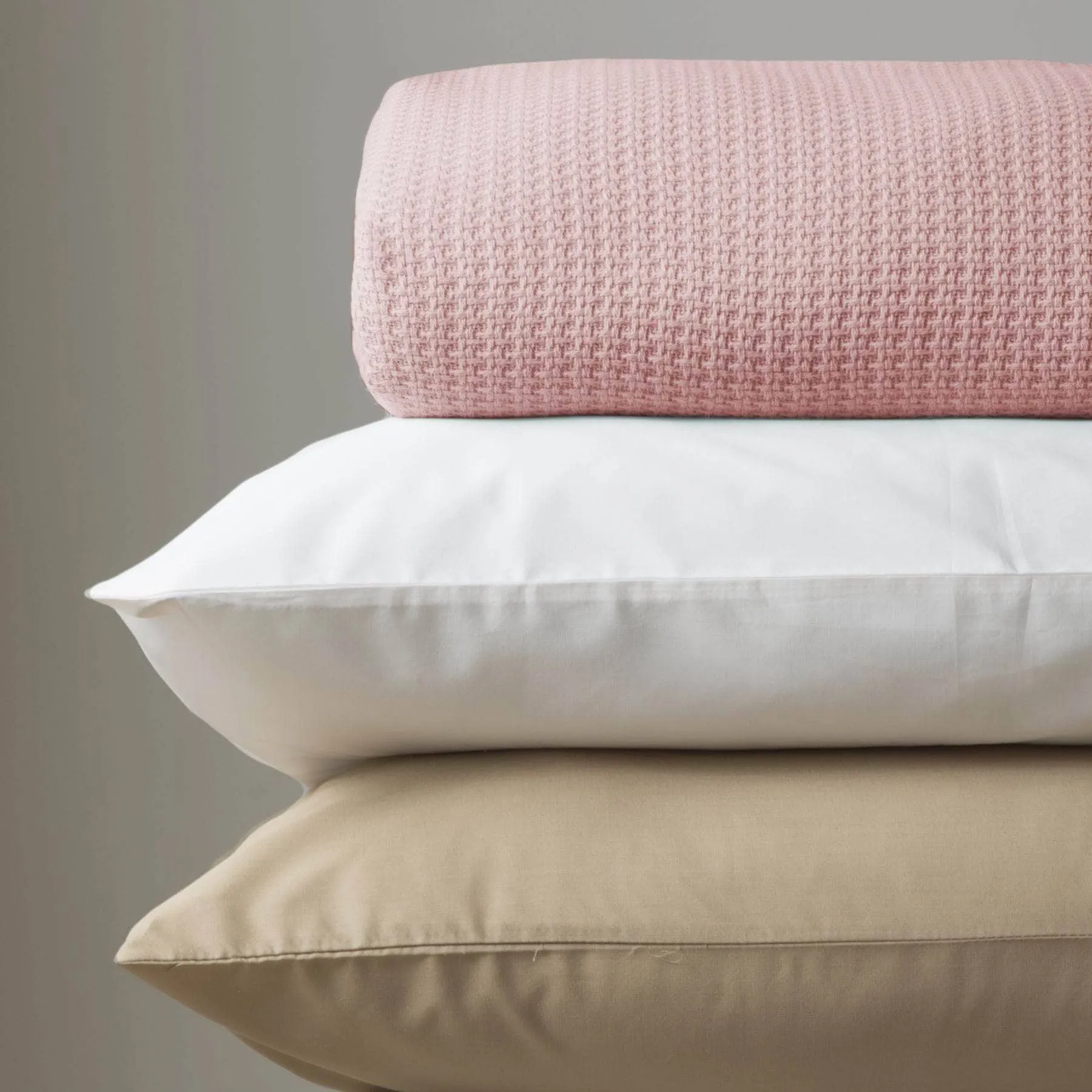 Waffle Throw - Coral