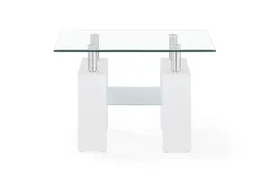 White End Table - Minimalist, Versatile Accent