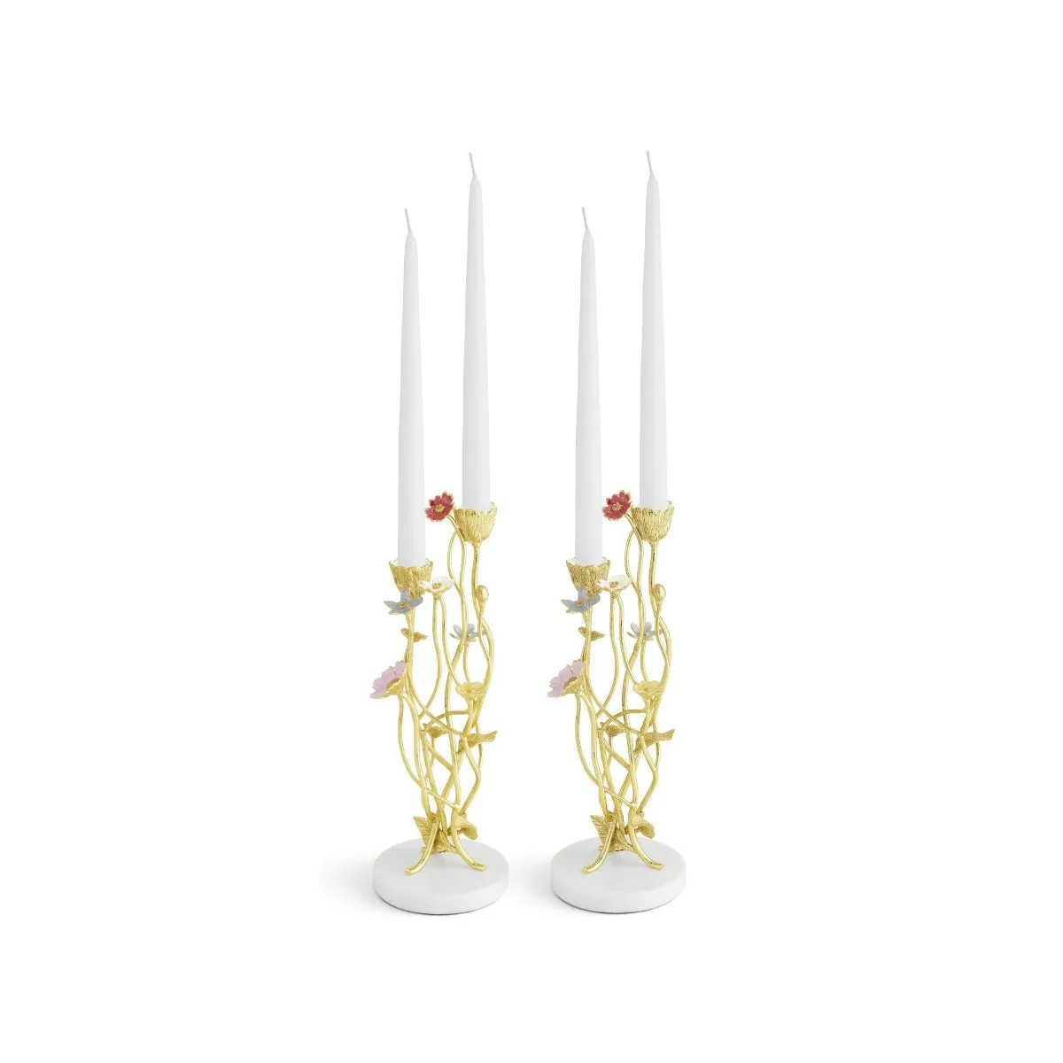 Wildflowers Candleholders S/2