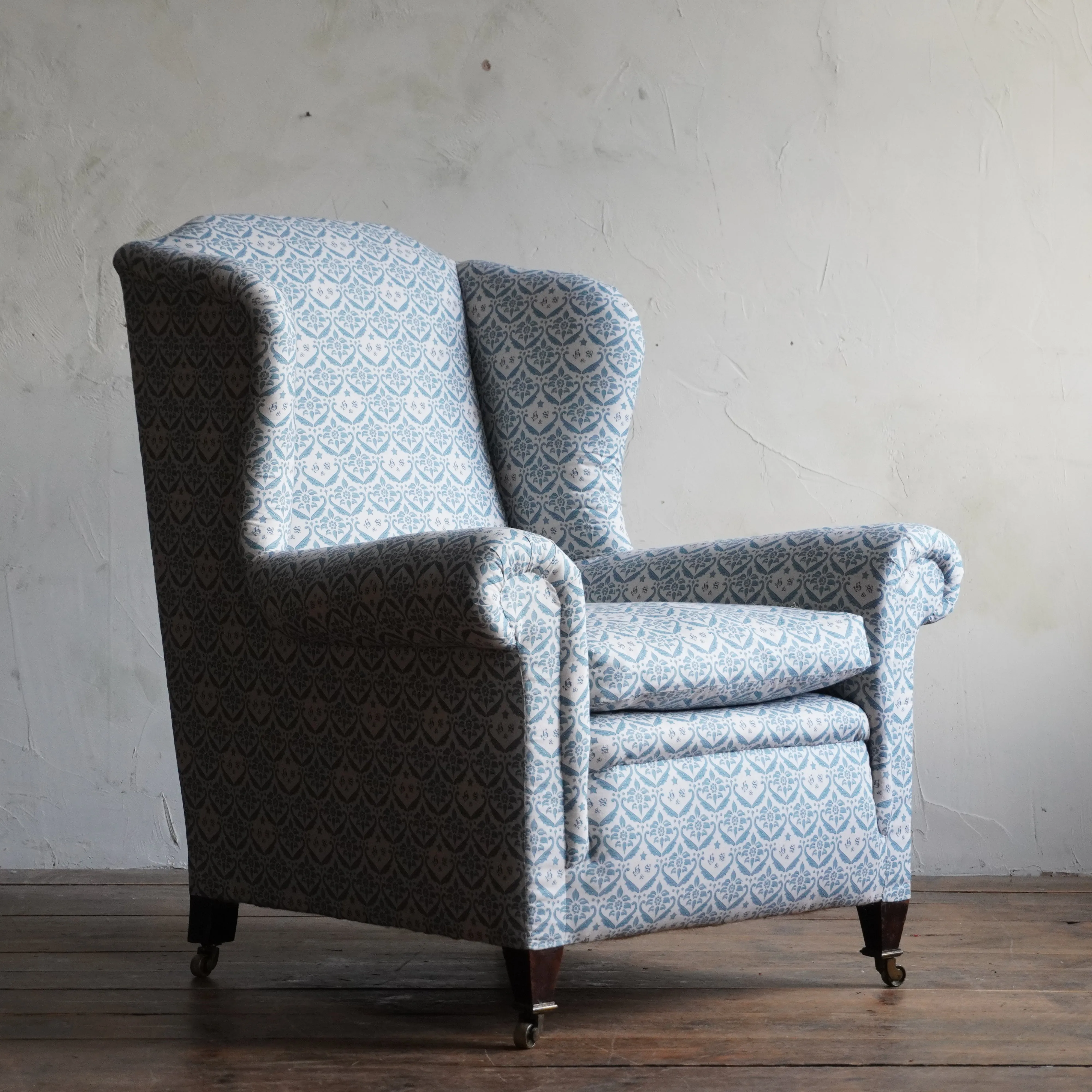 Wingback Armchair attributed to Howard and sons