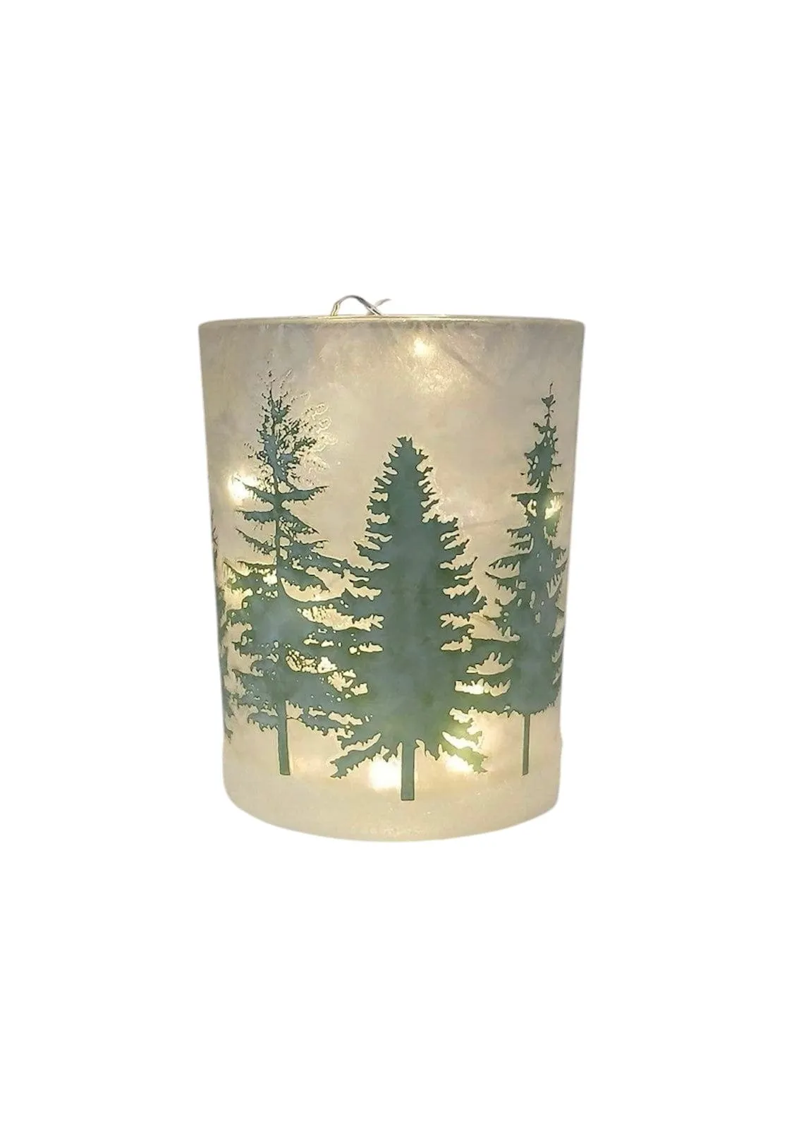 Winter Forest Frosted Candleholders | 6 Sizes