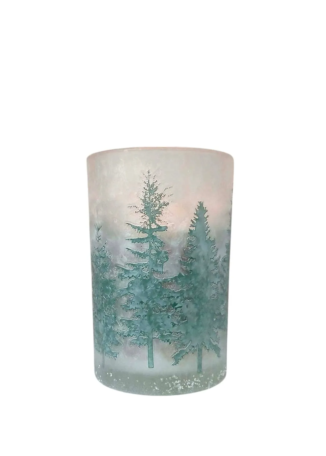 Winter Forest Frosted Candleholders | 6 Sizes