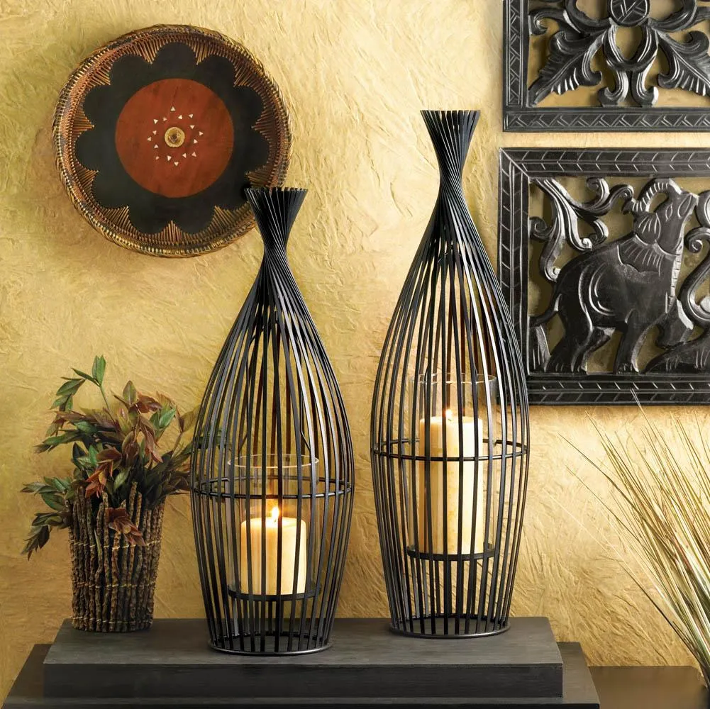 Wire Candle Holder Vase (L)