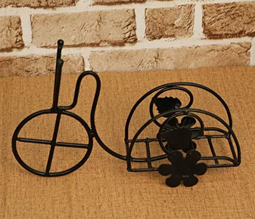 Worthy Shoppee Beautiful Design 1 Compartments Tissue Box & Napkin Holder Rickshaw Design