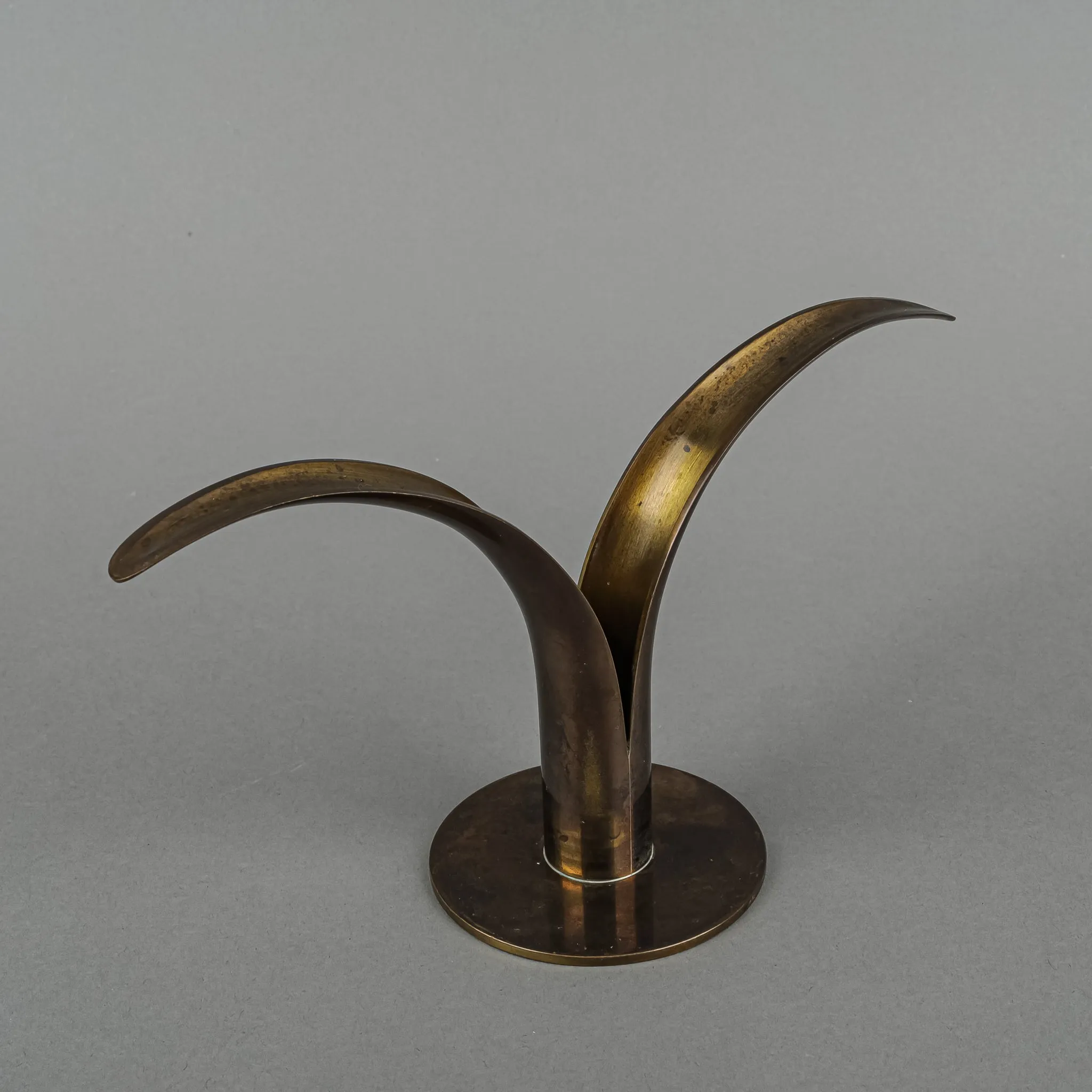 YSTAD-METALL Sweden Ahlenius Bjork LILJAN Brass Candle Holders