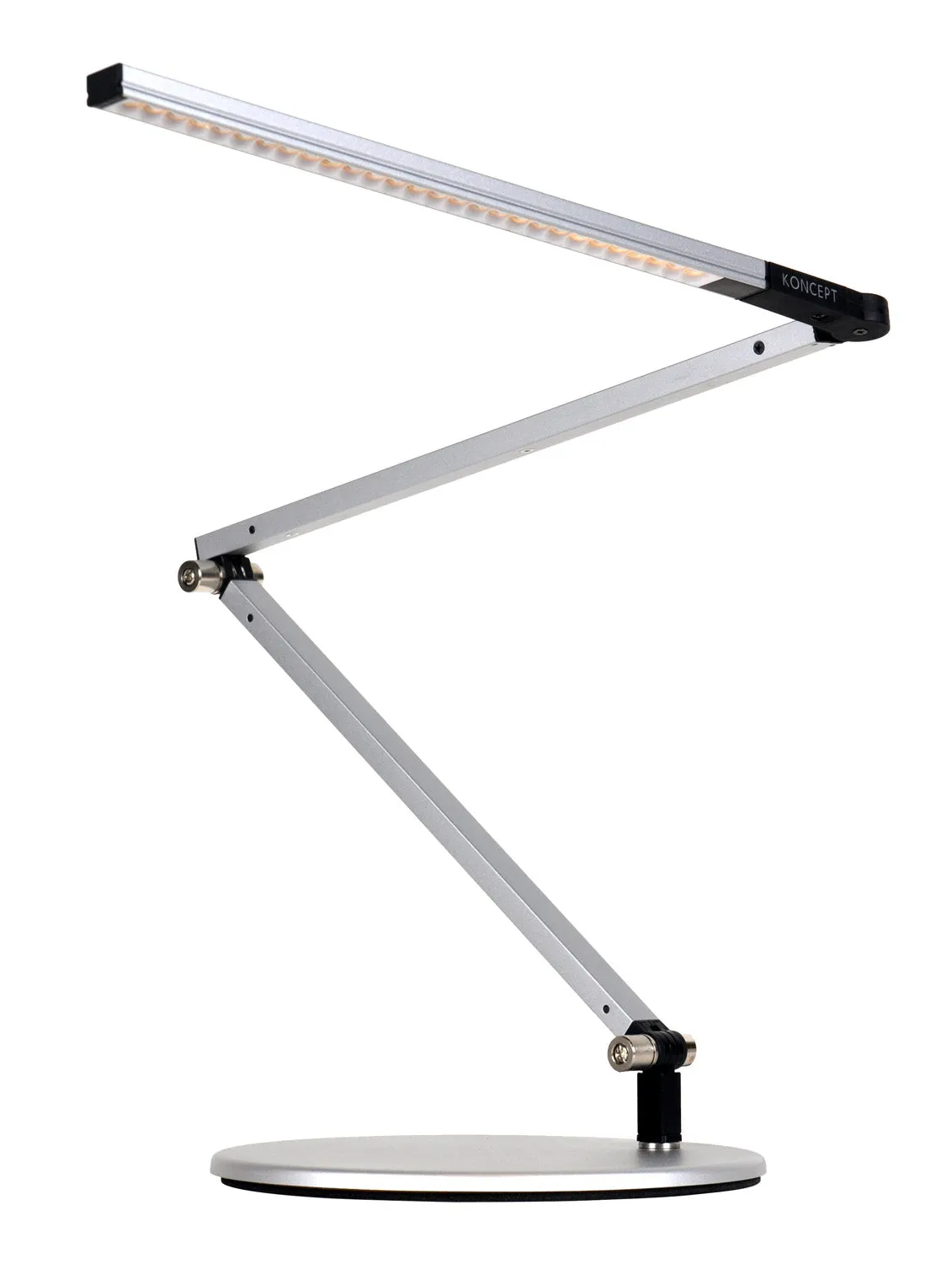 Z-Bar mini Desk Lamp in Silver