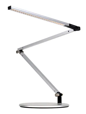 Z-Bar mini Desk Lamp in Silver